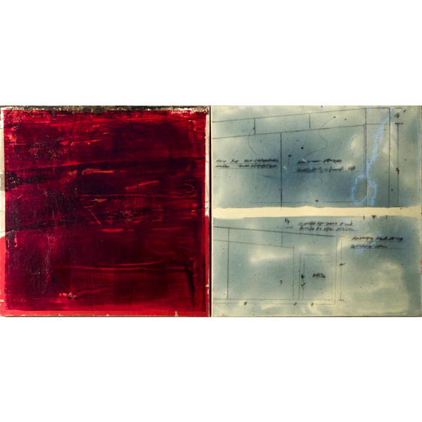 Michael Jensen, paintings: Red Fountain
