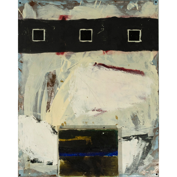 Michael Jensen, paintings: Three Train Windows