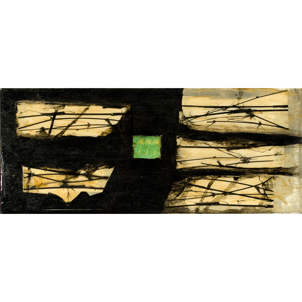 Michael Jensen, mixed media: Three Palms